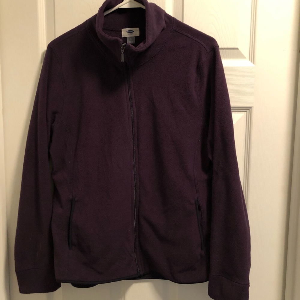 Old navy fleece  zip up large